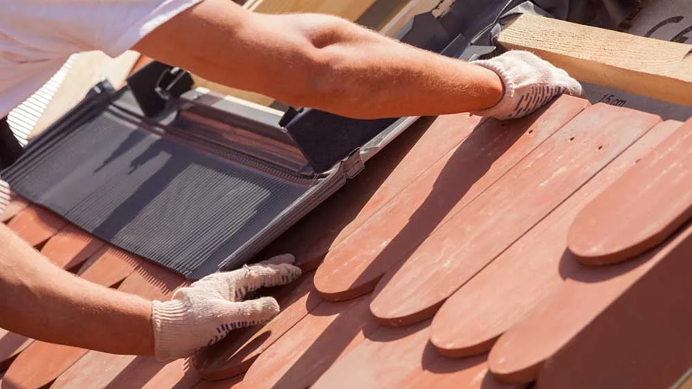 tiling a new roof