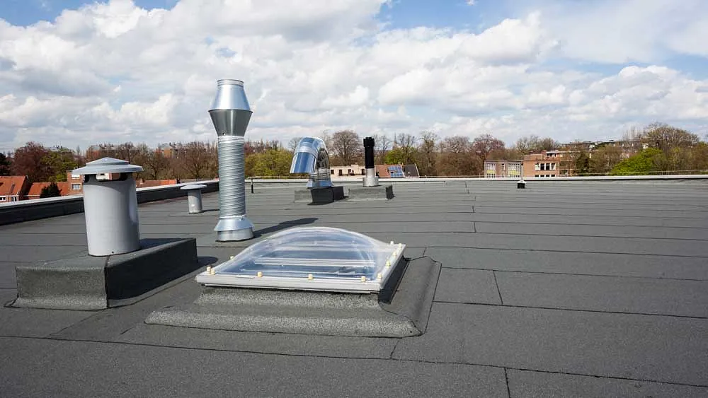 commercial flat roof